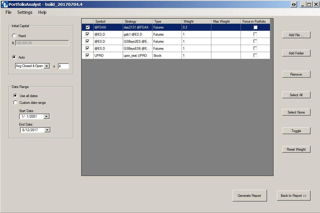 Portfolio Analyst