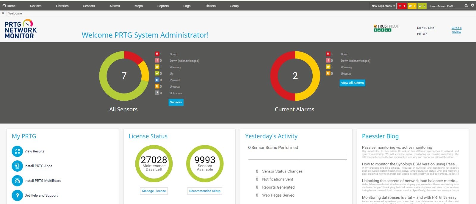 PRTG Network Monitor